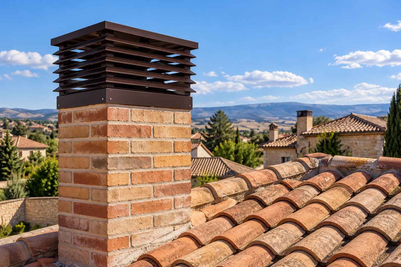 Remates de chimenea en Segovia